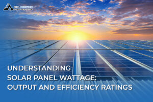 Understanding Solar Panel Wattage: Output and Efficiency Ratings