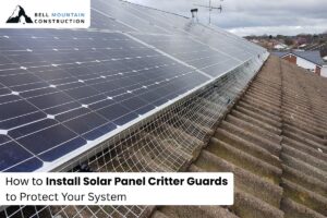 Solar Panel Critter Guard Installation in Pleasant Grove